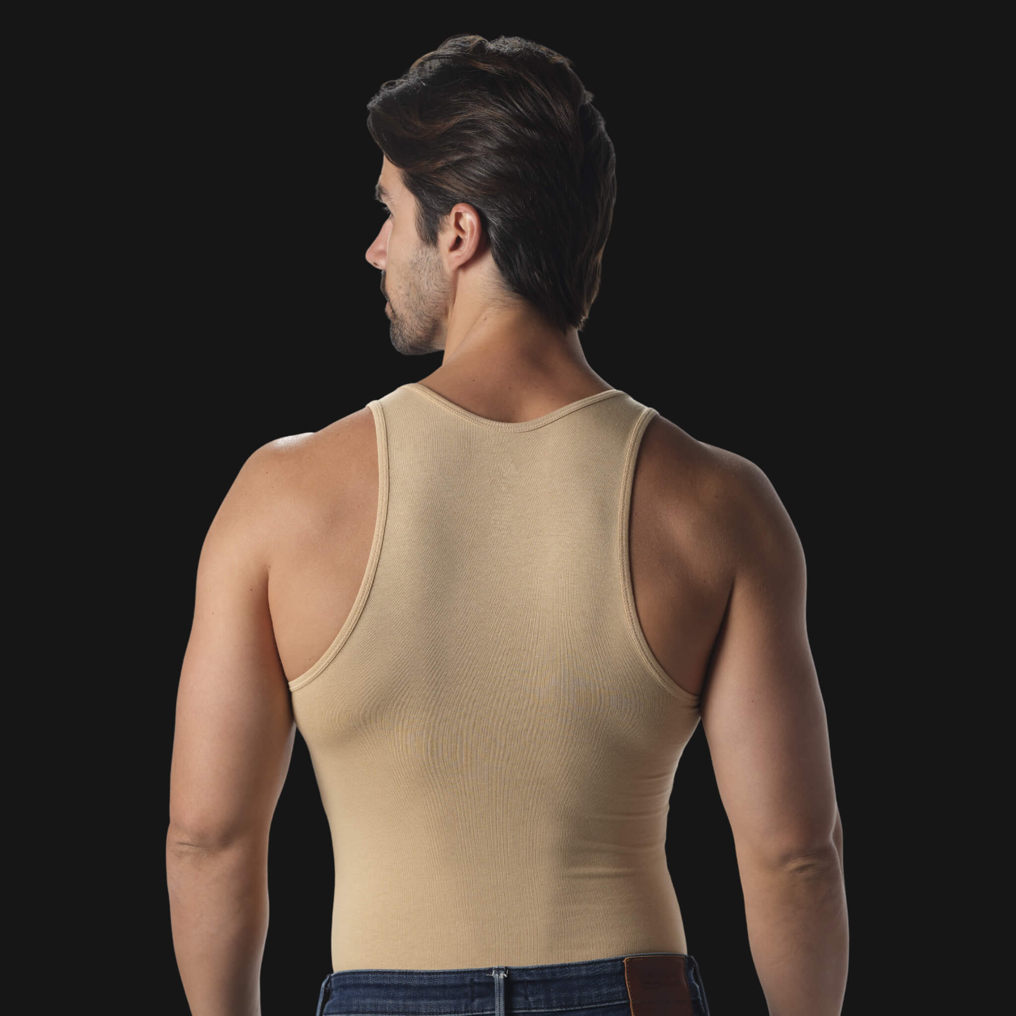 Modern Curved V-Neck Tank