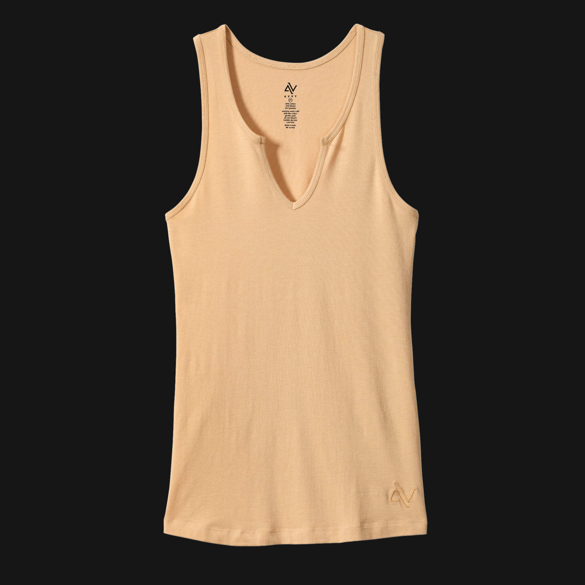 Nouveau Notched V-Neck Tank